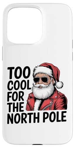 Hülle für iPhone 15 Pro Max Weihnachten Cool Santa Weihnachtsmann von Cool Santa Claus Weihnachtliches Design