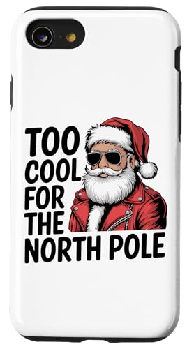 Hülle für iPhone SE (2020) / 7 / 8 Weihnachten Cool Santa Weihnachtsmann von Cool Santa Claus Weihnachtliches Design