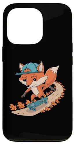 Hülle für iPhone 13 Pro Skateboarding Graphic Fox Skateboard Skater Art Skateboarder von Cool Skateboarder Gifts Accessories and Stuff