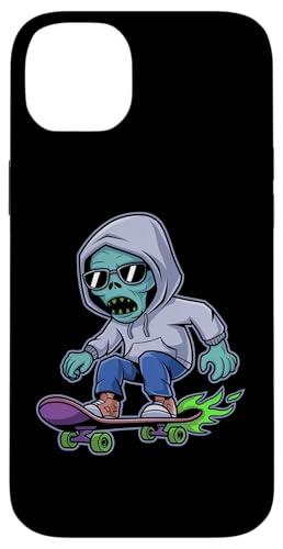 Hülle für iPhone 14 Plus Skateboarden Zombie-Skateboard Skater Art Skateboarder von Cool Skateboarder Gifts Accessories and Stuff