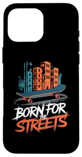 Hülle für iPhone 16 Pro Max Skateboarding Graphic Skateboard Skater Lustiger Skateboarder von Cool Skateboarder Gifts Accessories and Stuff