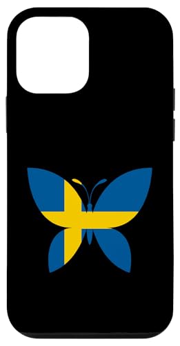 Schweden-Flagge, Schmetterling, Schwedenwurzeln, schwedischer Stolz Hülle für iPhone 12 mini von Cool Swedish Roots Sweden