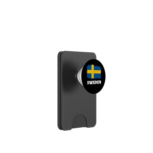 Schweden Vintage schwedische Flagge schwedischer Stolz schwedische Wurzeln PopSockets PopWallet für MagSafe von Cool Swedish Roots Sweden