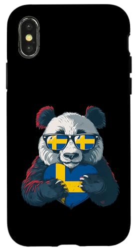 Swedish Pride Schweden Flagge Bär Sonnenbrille schwedische Wurzeln Hülle für iPhone X/XS von Cool Swedish Roots Sweden