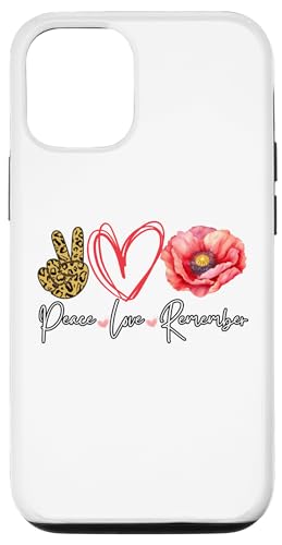 Hülle für iPhone 13 Frieden und Liebe, erinnere dich an den Veteranentag des Soldaten mit roten Mohnblumen von Cool Tees