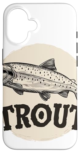 Hülle für iPhone 16 Forellenfisch für Hobbyangeln Liebhaber von Cool Trout Fish Outfit