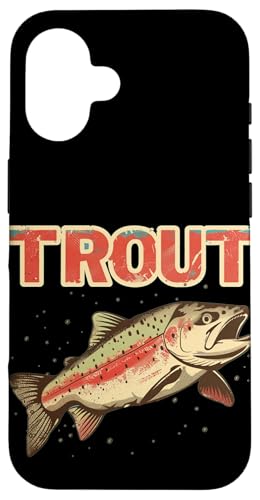 Hülle für iPhone 16 Lustiges mehrfarbiges Forellenkostüm von Cool Trout Fish Outfit