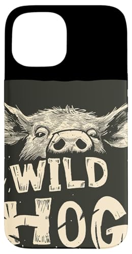 Hülle für iPhone 15 Lustiges Wildschweinekopf-Kostüm für Rocker Kinder und Erwachsene von Cool Wild Hog Costume