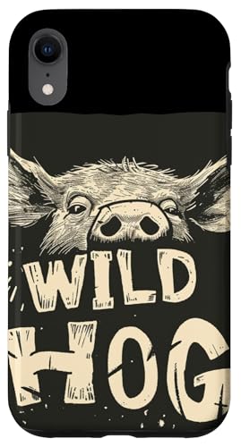 Hülle für iPhone XR Lustiges Wildschweinekopf-Kostüm für Rocker Kinder und Erwachsene von Cool Wild Hog Costume