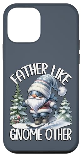 Hülle für iPhone 12 mini Funny Father`s Day Gnome Dad For Men Who Loves Snowboarding von Cool Winter Sports Gnome Gifts For Snowboarders