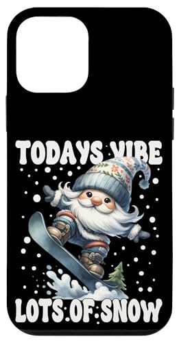 Hülle für iPhone 12 mini Funny Saying For Men Women Kids Snowboard Gnome For Winter von Cool Winter Sports Gnome Gifts For Snowboarders