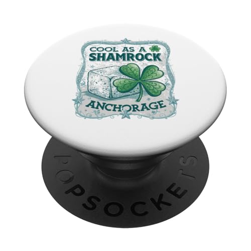 Anchorage Patriot — Cool wie ein Kleeblatt für stolze Amerikaner PopSockets Klebender PopGrip von Cool as a Shamrock - Anchorage St. Patricks Day