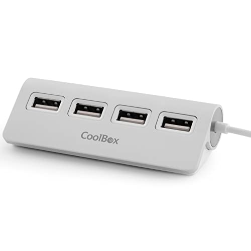 CoolBox coo hu4alu2-hub zu 4 Ports, USB 2.0 von CoolBox