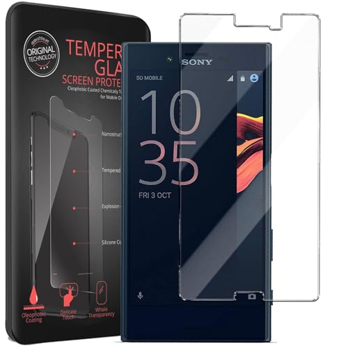 CoolGadget Panzerglas für Sony Xperia X Compact, 2er Set, 9H Härtegrad, Anti-Kratzer, Blasenfrei, HD Klar, 0,27mm Dünn von CoolGadget