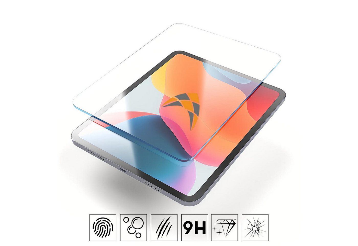 CoolGadget Schutzfolie Premium Tablet Panzer Schutzfolie für Apple iPad Mini 7, (Display Reinigungs Set), Ultimativer Display Schutz Kristallklare Sicht von CoolGadget