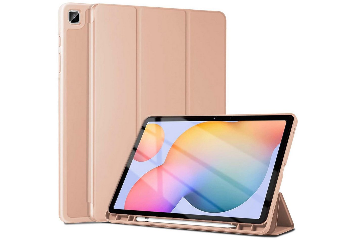 CoolGadget Tablet-Hülle Smart Cover für Samsung Galaxy Tab S7 FE, Schutz Tasche aufstellbar mit Stift Halter für Galaxy Tab S7 FE von CoolGadget