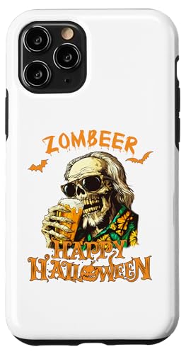 Hülle für iPhone 11 Pro Beer Halloween-Motiv Happy Halloween Zombie Beer Fun von Coole Lustige Halloween Motive