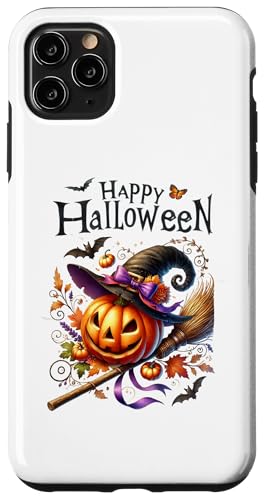 Hülle für iPhone 11 Pro Max Lustiges Halloween-Motiv Happy Halloween gruseliger Spaß von Coole Lustige Halloween Motive