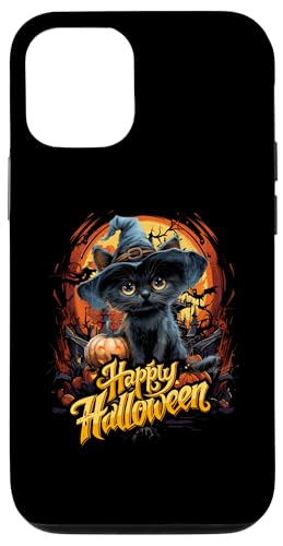 Hülle für iPhone 14 Lustiges Halloween-Motiv Happy Halloween gruseliger Spaß von Coole Lustige Halloween Motive