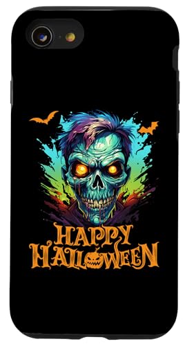 Hülle für iPhone SE (2020) / 7 / 8 Lustiges Halloween-Motiv Happy Halloween gruseliger Spaß von Coole Lustige Halloween Motive