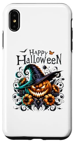 Hülle für iPhone XS Max Lustiges Halloween-Motiv Happy Halloween gruseliger Spaß von Coole Lustige Halloween Motive