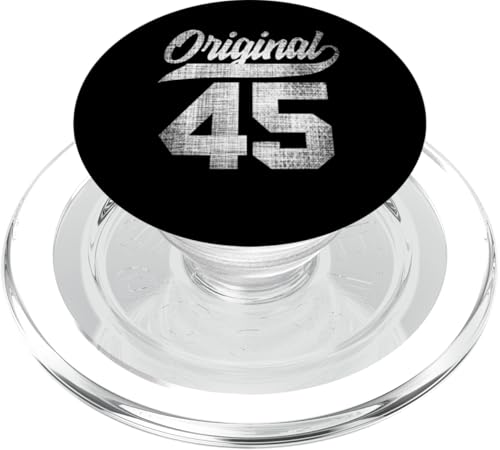 80.Geburtstag Original Männer Frauen Vintage Jahrgang 1945 PopSockets PopGrip für MagSafe von Coole Original Jahrgang Geschenke Geburtstag Cool