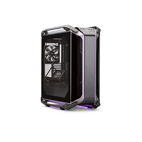 Cooler Master Cosmos C700M - ARGB-Aluminiumgehäuse mit doppelt gebogener Glasscheibe, Ultra-modularem Rahmen und extremer Hardwarekapazität - Full Tower von Cooler Master