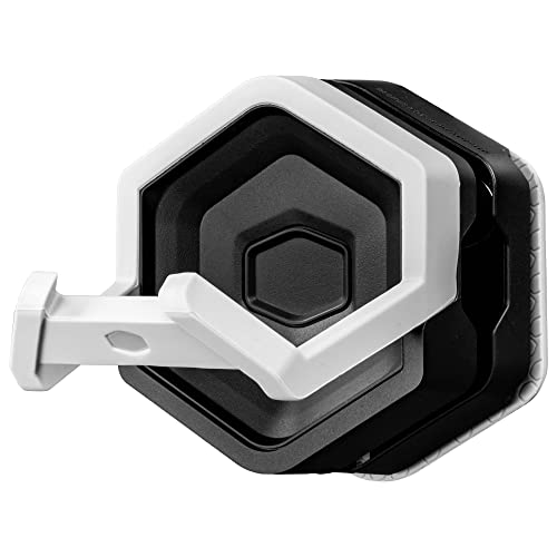 Cooler Master GEM Halterung für Peripheriegeräte wie Controller, Headsets, VR-Headset & Gaming-Pads – Magnetischer Haken trägt bis 2kg, Tragkraft auf nichtmagnetischen Oberflächen bis 1,5 kg – Schwarz von Cooler Master