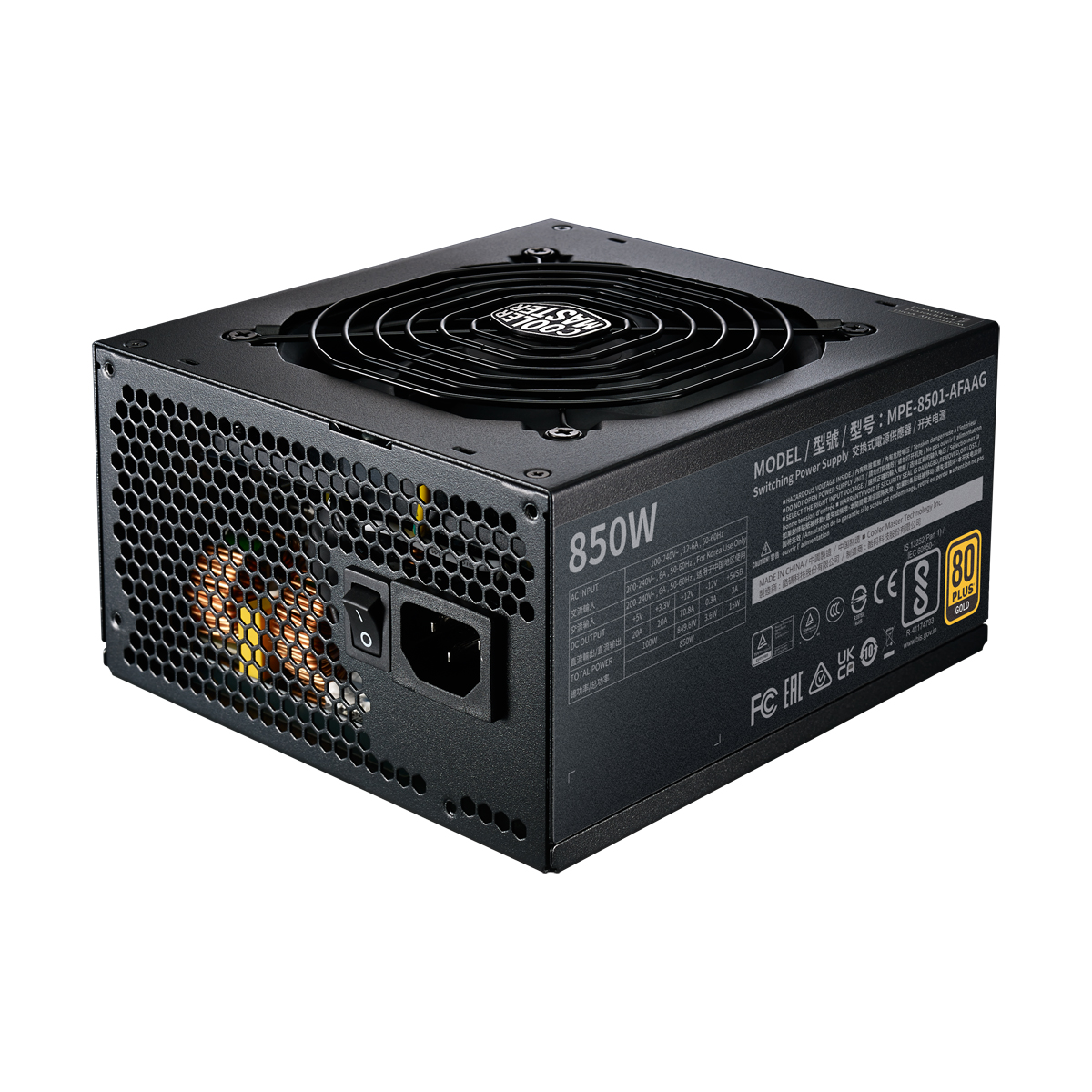 Cooler Master MWE Gold V2 FM 850W 12VHPWR | PC-Netzteil von Cooler Master