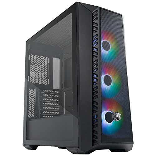 Cooler Master MasterBox 520 Mesh-PC-Gehäuse – Mid-Tower-ATX-Gehäuse, 3 x vorinstallierten Lüftern, mehreren Luftstromkonfigurationen, Mesh-Frontplatte, TG-Seitenwand, inkl. ARGB-Controller – Schwarz Cooler Master MasterBox 520 Mesh-PC-Gehäuse – Mid-Tower-ATX-Gehäuse, 3 x vorinstallierten Lüftern, mehreren Luftstromkonfigurationen, Mesh-Frontplatte, TG-Seitenwand, inkl. ARGB-Controller – Schwarz von Cooler Master