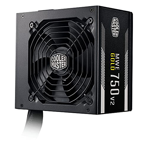 Cooler Master Power Supply 750 Watts|Efficiency 80 Plus Gold|PFC Active|MTBF 100000 Hours|MPE-7501-ACAAG-EU von Cooler Master