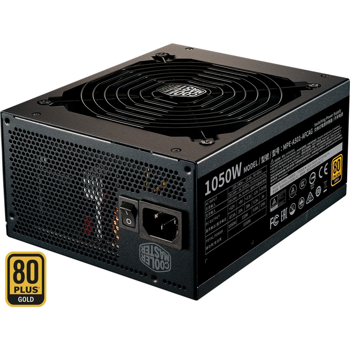 MWE Gold 1050 - V2, PC-Netzteil von Cooler Master