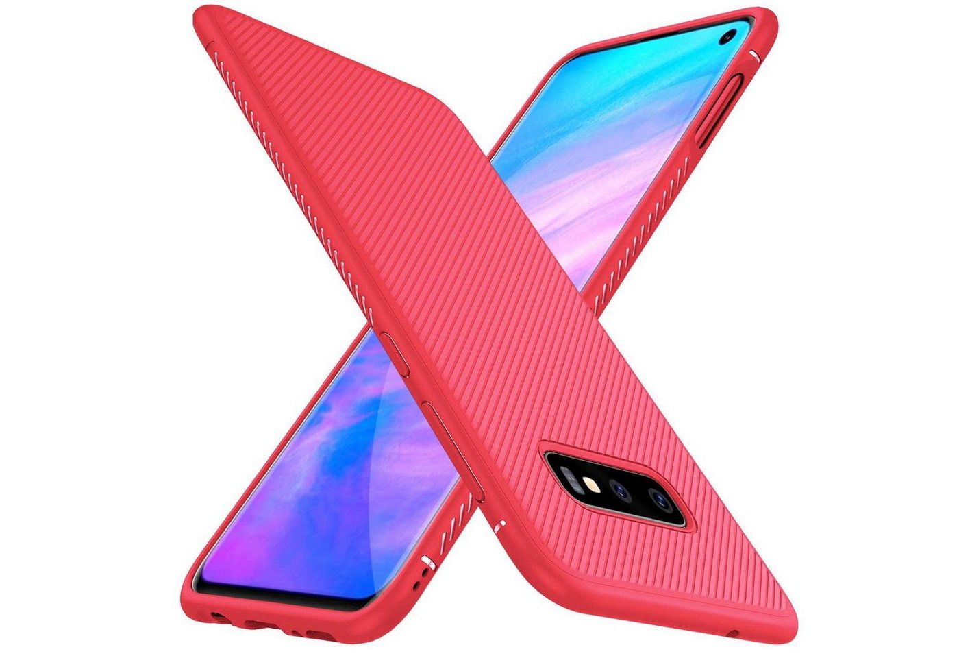 CoolGadget Handyhülle Fancy TPU Case für Samsung Galaxy S10e 5,8 Zoll, elegante robuste Schutzhülle für Samsung Galaxy S10e Hülle Silkon von Coolgadget