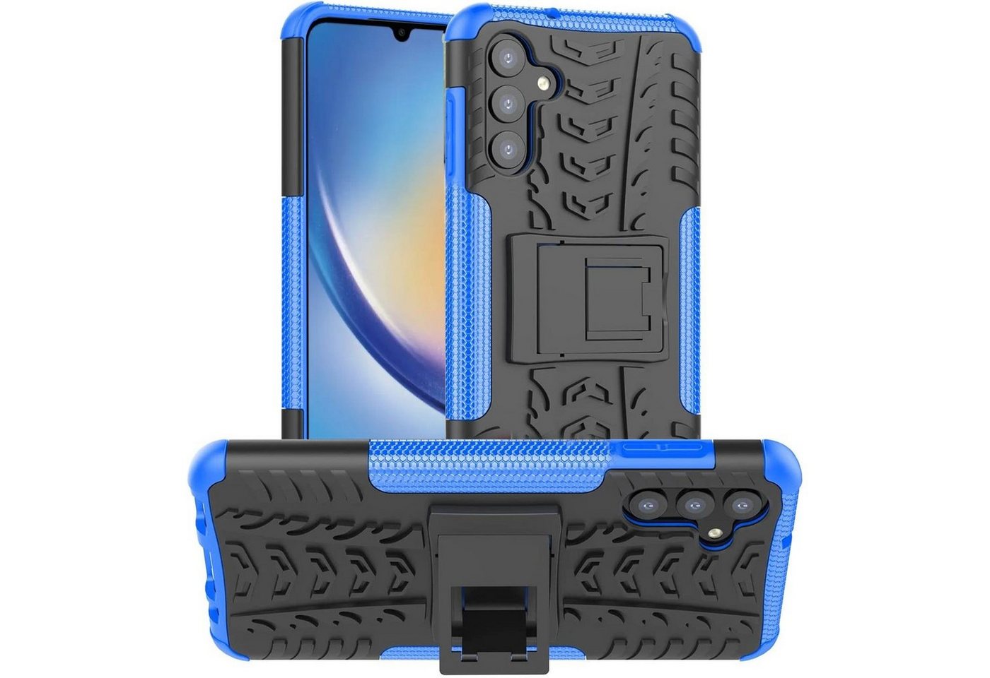 CoolGadget Handyhülle Outdoor Case Hybrid Cover für Samsung Galaxy A54 5G 6,4 Zoll, Schutzhülle extrem robust Panzer Handy Case für Samsung A54 5G Hülle von Coolgadget