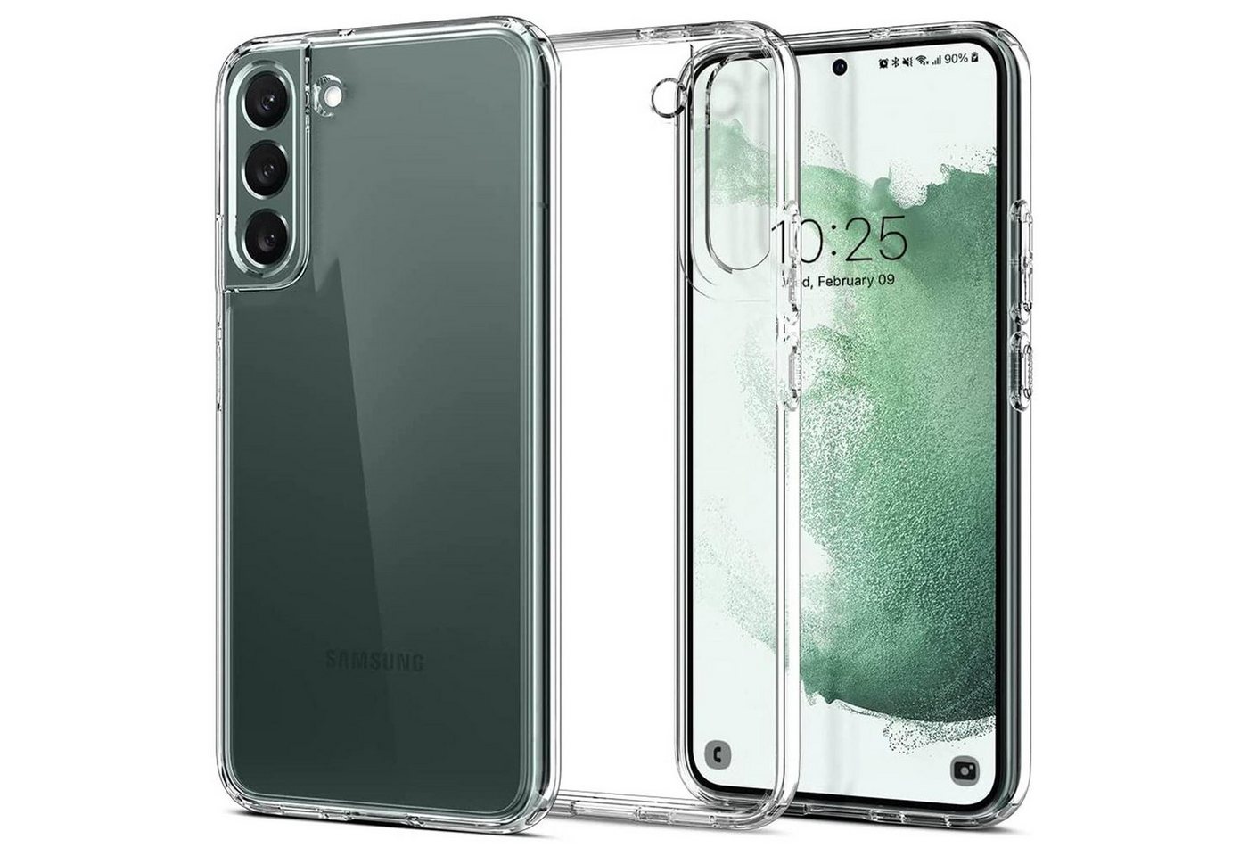 CoolGadget Handyhülle Transparent Ultra Slim Case für Samsung Galaxy S22+ 6,6 Zoll, Silikon Hülle Dünne Schutzhülle für Samsung S22 Plus 5G Hülle von Coolgadget