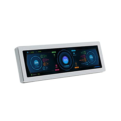 Coolwell 8.8inch Side Monitor Support Raspberry Pi/Jetson Nano/PC, 480×1920, HDMI Port, IPS Display Panel, HiFi Speaker von Coolwell