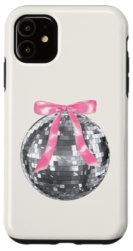 Hülle für iPhone 11 Discokugel rosa Schleife Kokette Girly Aesthetic von Coquette Aesthetic Graphics