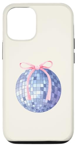 Hülle für iPhone 12/12 Pro Discokugel rosa Schleife Kokette Girly Aesthetic von Coquette Aesthetic Graphics