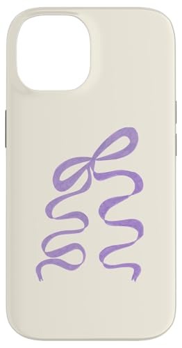 Hülle für iPhone 14 Lila Lila Schleife Weich Kokette Girly Aesthetic von Coquette Aesthetic Graphics