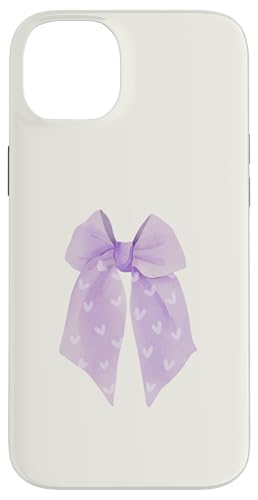 Hülle für iPhone 14 Plus Hellviolett Lila Kokette Schleife Aquarell Ästhetik von Coquette Aesthetic Graphics