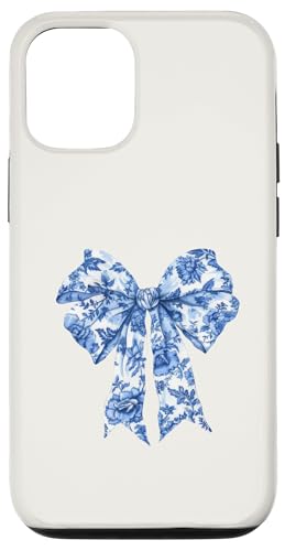 Hülle für iPhone 15 Pro Blaue Blumenschleife Kokette Ästhetik von Coquette Aesthetic Graphics