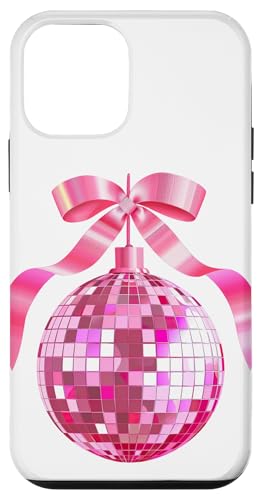 Hülle für iPhone 12 mini Coquette Discokugel mit rosa Schleife von Coquette Disco Ball Christmas Festive Holiday