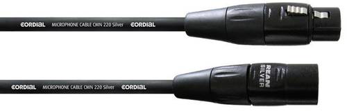 Cordial CIM5FM XLR Verbindungskabel [1x XLR-Buchse - 1x XLR-Stecker] 5.00m Schwarz von Cordial