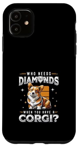 Hülle für iPhone 11 Mädchen Corgi Hunderasse Corgi von Corgi Dog Lover Designs