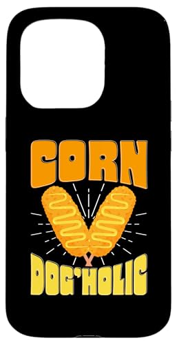 Hülle für iPhone 15 Pro Gebratener Mais Hund von Corn Dog Gifts for Fast Food Lovers