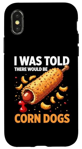 Hülle für iPhone X/XS Gebratener Mais Hund von Corn Dog Gifts for Fast Food Lovers