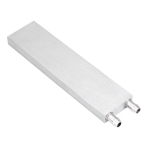 Aluminium CPU Kühler Wasserkühlung Block Flüssigkeit Wasser Kühler Kühlkörper PC Laptop 40 * 200 * 12mm Effiziente Industrielle Computer Kühlung (40 * 160 * 12mm) von Cornesty