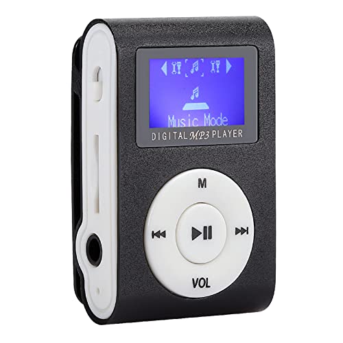 Tragbarer MP3 -Musik Player Metal Clip LCD -Bildschirm Unterstützung Speicherkarte 3.5mm Kopfhörer von Cornesty