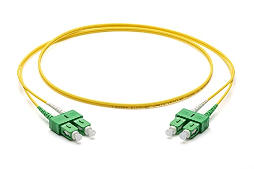 Corning Glasfaser Patchkabel 2x 2.0 mm - Singlemode Duplex: SC APC Duplex auf SC APC Duplex, 10m (Gelb) - SMF Ultra von Corning