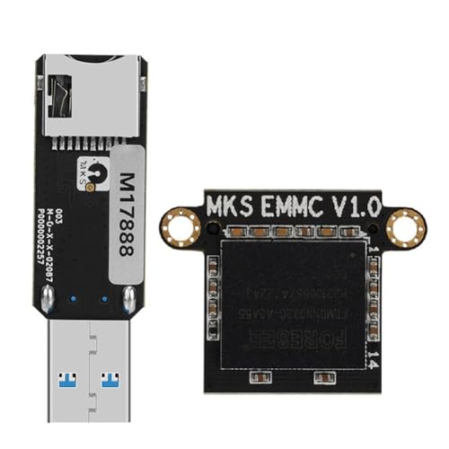 Correa 3D-Drucker-Zubehör, Schnelle Druckmaschine, Speichererweiterungskarte MKS EMMC 32G MKS EMMC-Adapter V2 Kartenleser von Correa